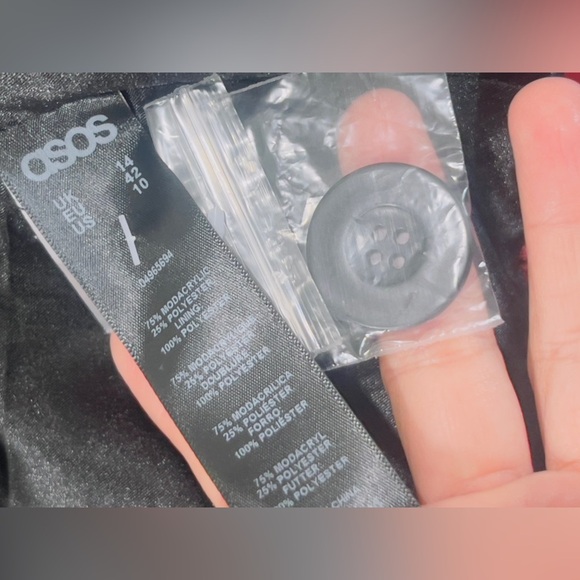 asos brand cheeta fur coat size 10 NNT - Picture 9 of 15